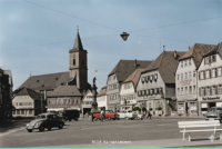 Marburg a. d. Lahn  -  Marktplatz  ca. 1965