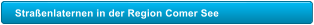 Stra�enlaternen in der Region Comer See