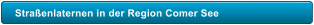 Stra�enlaternen in der Region Comer See